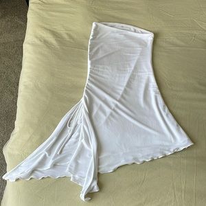 Tube dress with slit